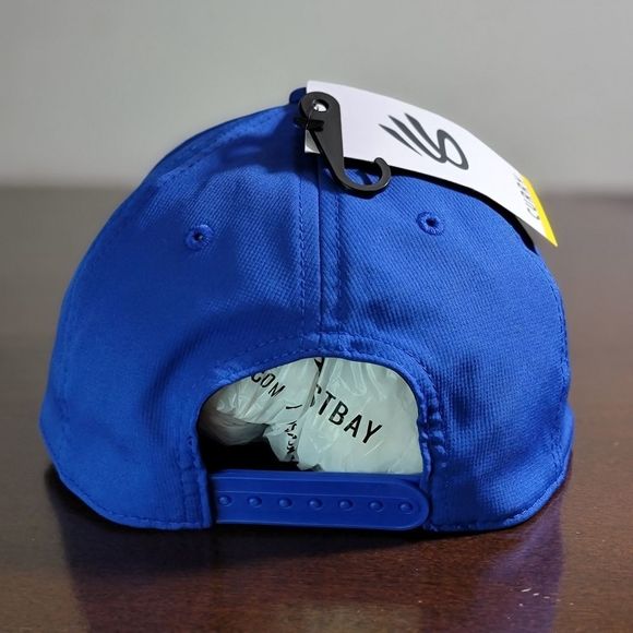 Under Armour UA Curry Flow 9 Baseball Cap Hat Golden State Warriors Blue Gold - Picture 5 of 10
